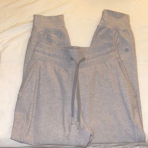 Light grey Lululemon joggers